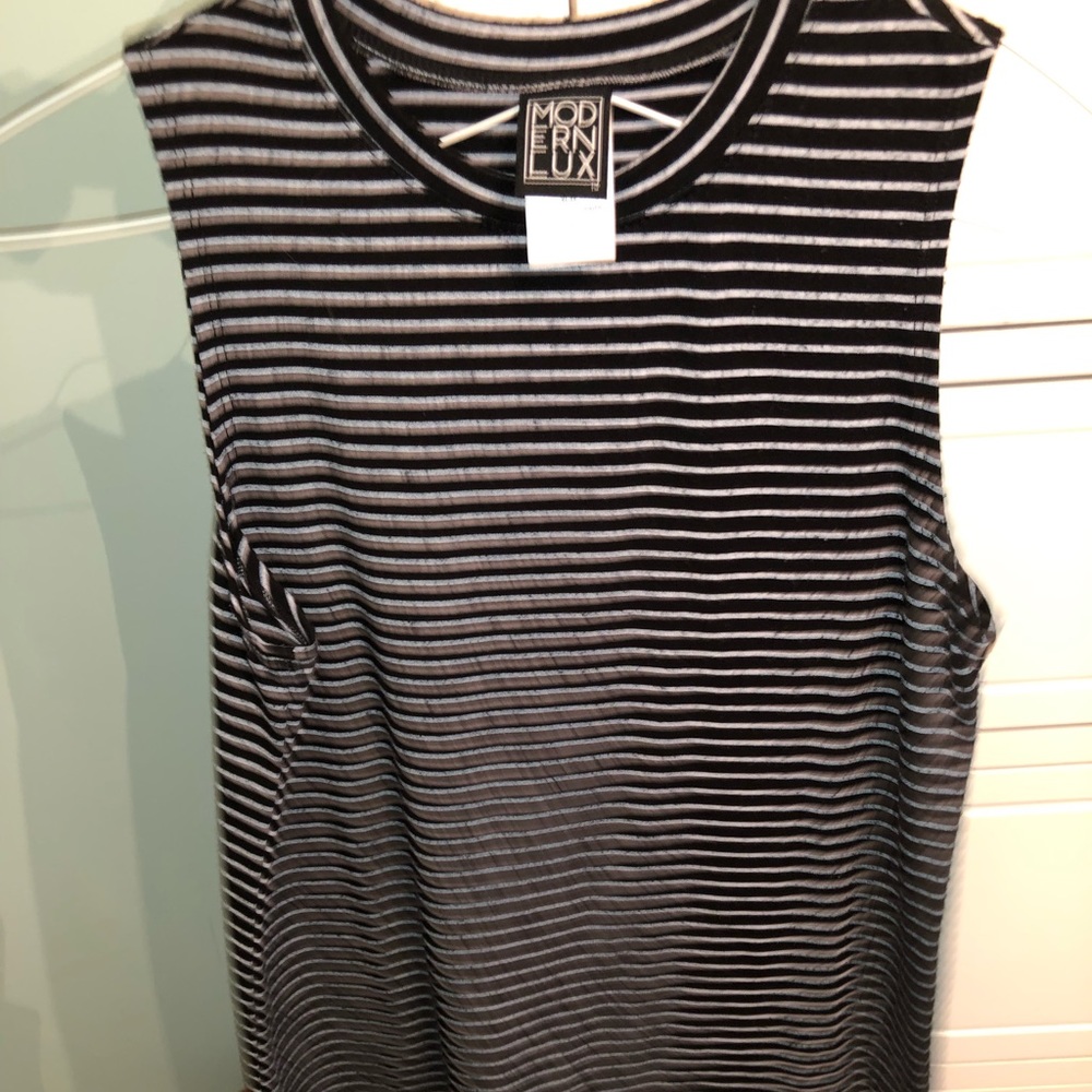 Black and White Tank